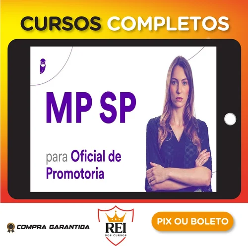 Pacote - MP-SP (Oficial de Promotoria) Pacotaço - Pacote Teórico + Passo Estratégico - Estratégia Concursos