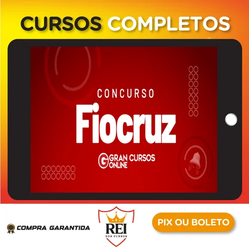 FIOCRUZ - Analista em Saúde Pública - Gestão de Produtos e Mercados 2023 (Pós-Edital) - Gran Cursos Online