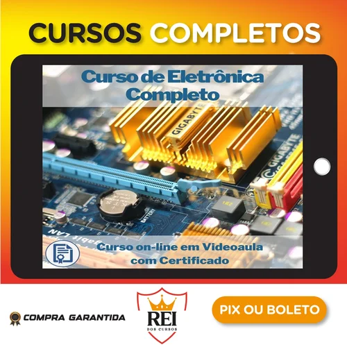 Curso de Eletronica em 5 Dvd (Video Aula) - Autor Não Informado
