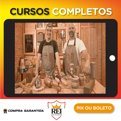 Curso de Tornearia em Madeira para Iniciantes - Empoeirados