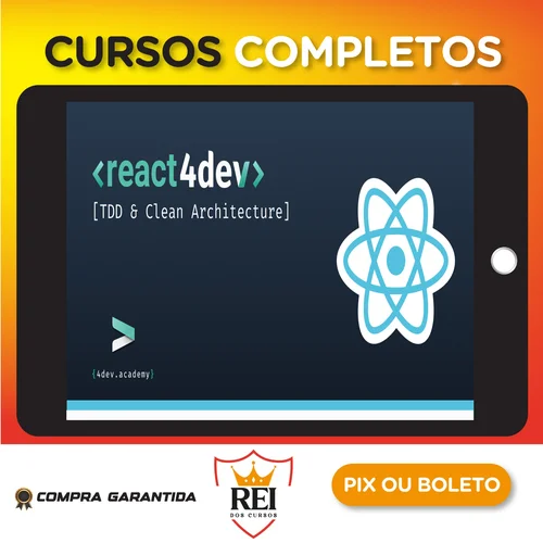 ReactJS, Hooks, Recoil, TDD, Clean Architecture, SOLID - Rodrigo Manguinho