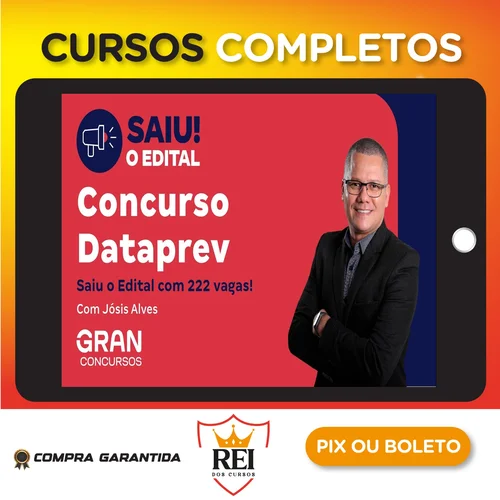 DATAPREV: Analista de Tecnologia da Informação, Segurança da Informação e Proteção de Dados (Pós-Edital) - Gran Cursos Online