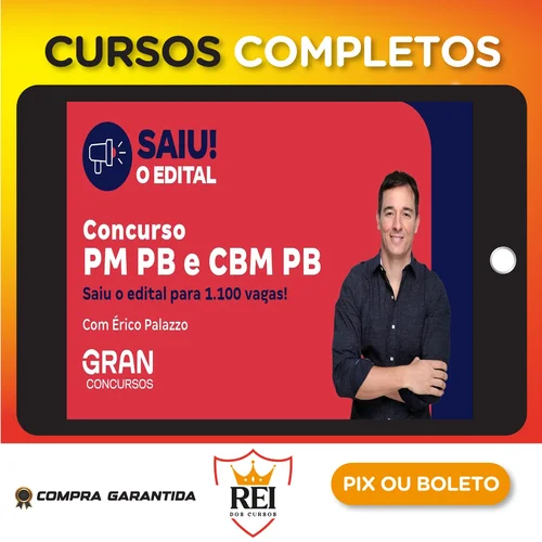 PM PB: Soldado PM, Combatente (QPC) (Pós-Edital) - Gran Cursos Online